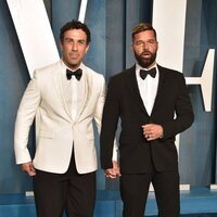 Ricky Martin y Jwan Yosef en la fiesta de Vanity Fair tras los Premios Oscar 2022