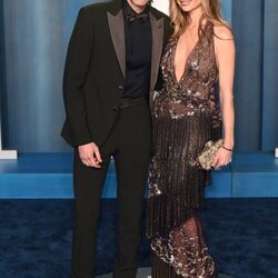 Adrien Brody y Georgina Chapman en la fiesta de Vanity Fair tras los Premios Oscar 2022