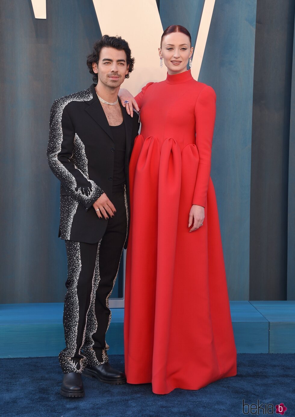 Joe Jonas y Sophie Turner en la fiesta de Vanity Fair tras los Oscar 2022