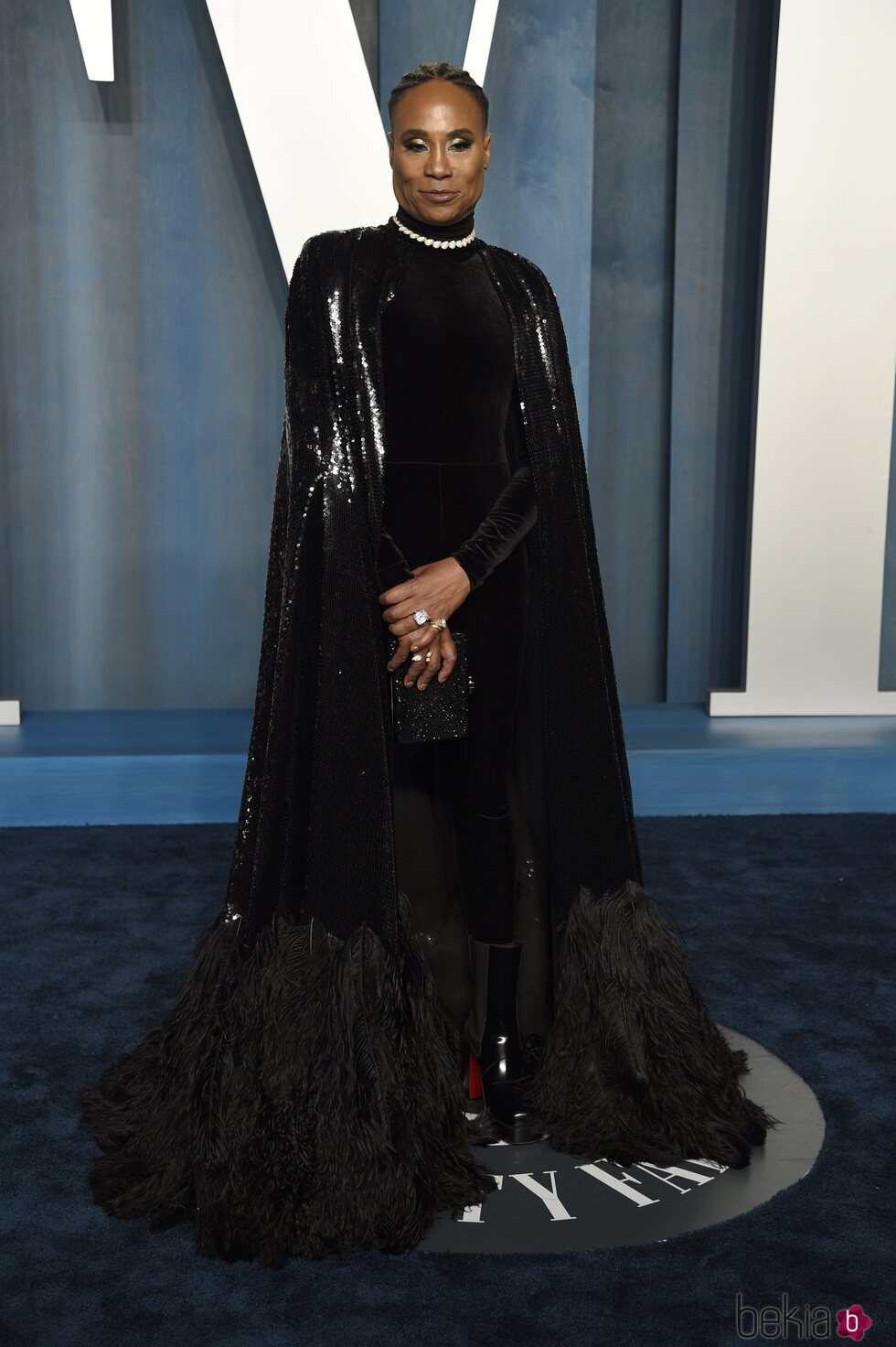 Billy Porter en la fiesta de Vanity Fair tras los Premios Oscar 2022