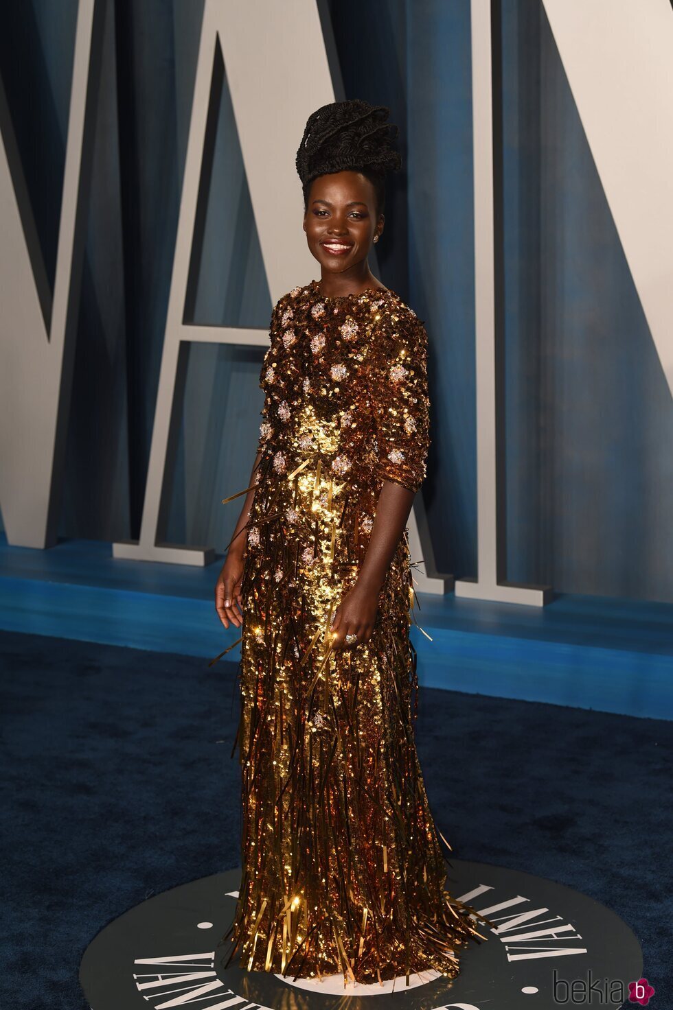 Lupita Nyong'o en la fiesta de Vanity Fair tras los Premios Oscar 2022