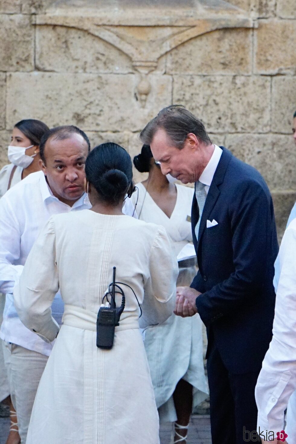 Enrique de Luxemburgo en la boda de Josef-Emanuel de Liechtenstein y Claudia Echavarría