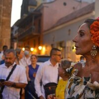 Naty Abascal en la boda de Josef-Emanuel de Liechtenstein y Claudia Echavarría