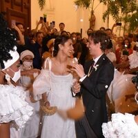 Josef-Emanuel de Liechtenstein y Claudia Echavarría en su boda