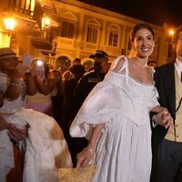 Josef-Emanuel de Liechtenstein y Claudia Echavarría el día de su boda