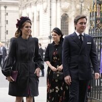 Beatriz de York y Edoardo Mapelli Mozzi en el homenaje al Duque de Edimburgo