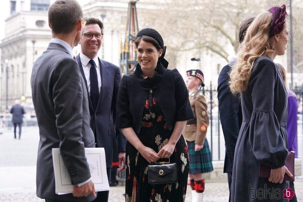 Eugenia de York y Jack Brooksbank en el homenaje al Duque de Edimburgo