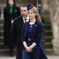 Lady Louise Mountbatten-Windsor en el homenaje al Duque de Edimburgo