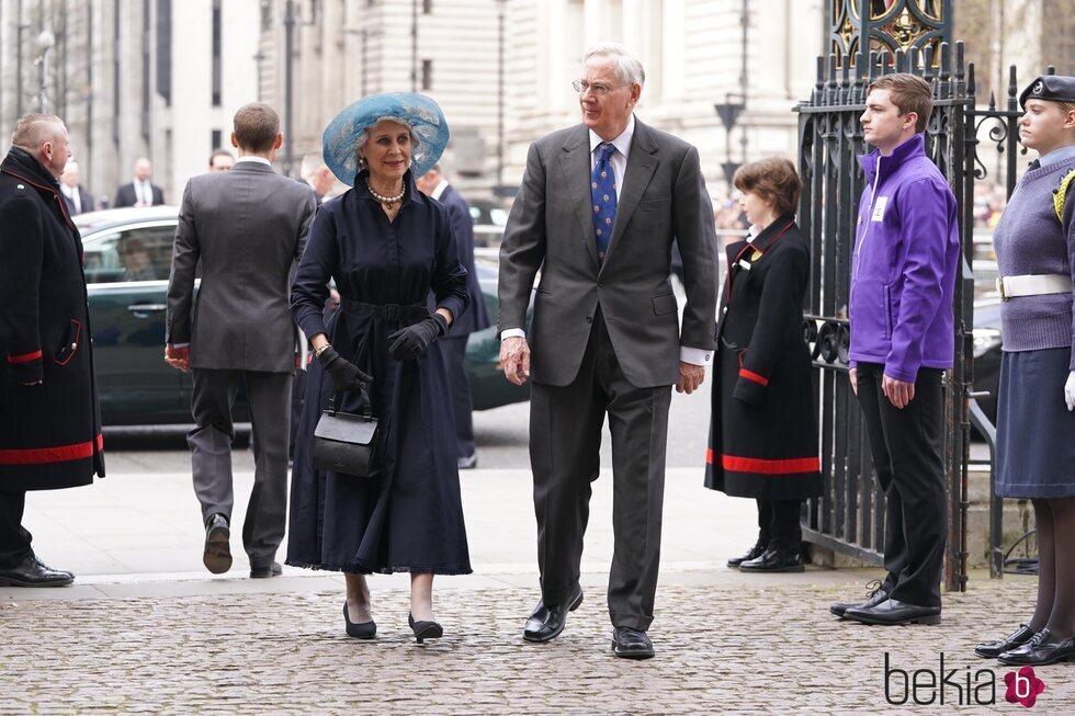 Los Duques de Gloucester en el homenaje al Duque de Edimburgo