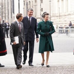 La Princesa Ana y Sir Timothy Laurence en el homenaje al Duque de Edimburgo