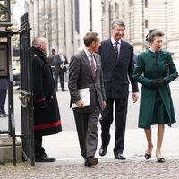 La Princesa Ana y Sir Timothy Laurence en el homenaje al Duque de Edimburgo