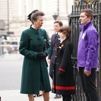 La Princesa Ana en el homenaje al Duque de Edimburgo