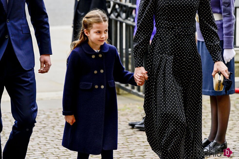 La Princesa Carlota en el homenaje al Duque de Edimburgo