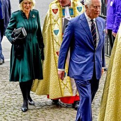 El Príncipe Carlos y Camilla Parker en el homenaje al Duque de Edimburgo