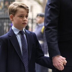 El Príncipe Jorge de Cambridge en el homenaje al Duque de Edimburgo