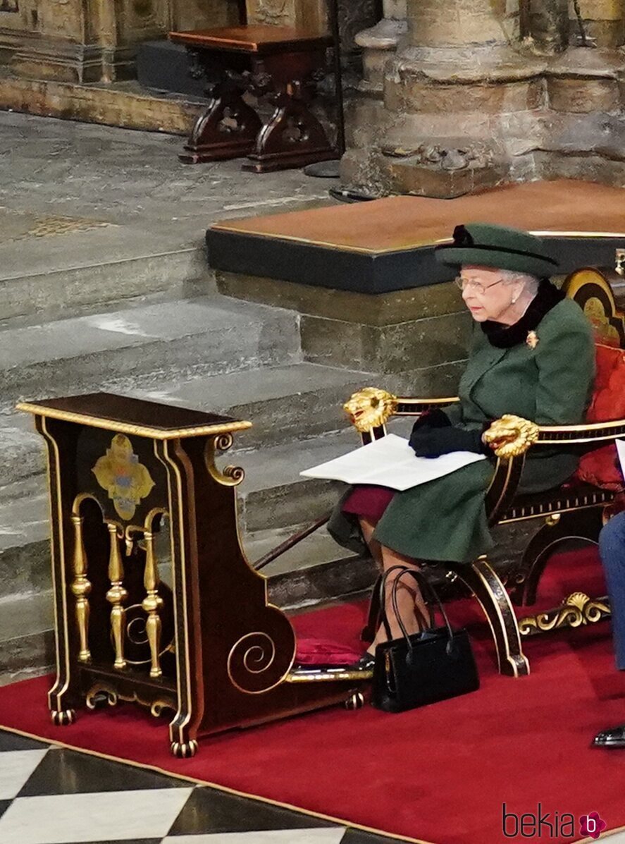 La Reina Isabel en el homenaje al Duque de Edimburgo