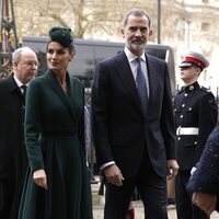 Los Reyes Felipe y Letizia en el homenaje al Duque de Edimburgo en Londres