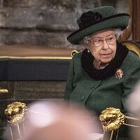 La Reina Isabel en el homenaje al Duque de Edimburgo en la Abadía de Westminster