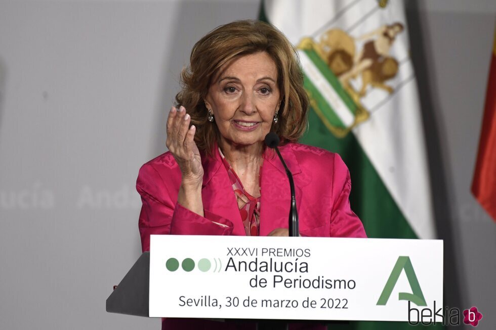 María Teresa Campos agradece el Premio Andalucía de Periodismo que le han dado