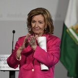 María Teresa Campos, emocionada al recoger el Premio Andalucía de Periodismo