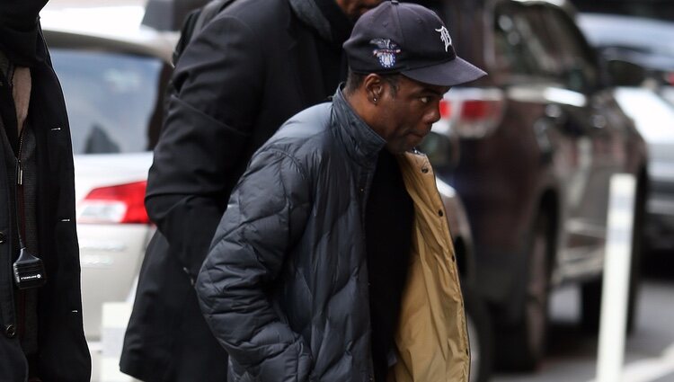 Chris Rock volviendo al trabajo en Boston