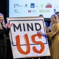 Máxima de Holanda en el lanzamiento de la Fundación MIND Us