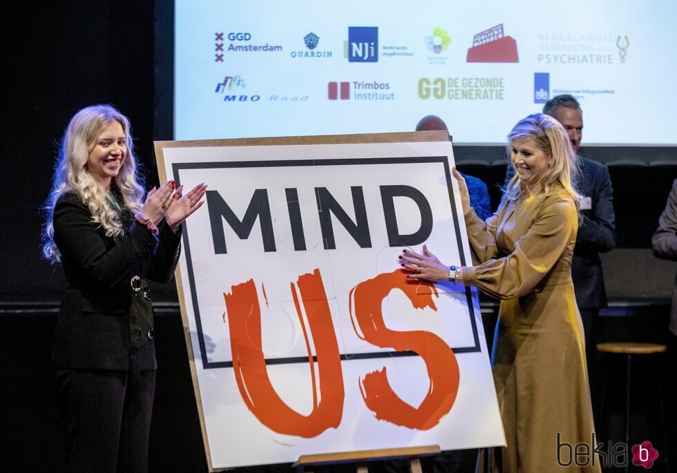 Máxima de Holanda en el lanzamiento de la Fundación MIND Us