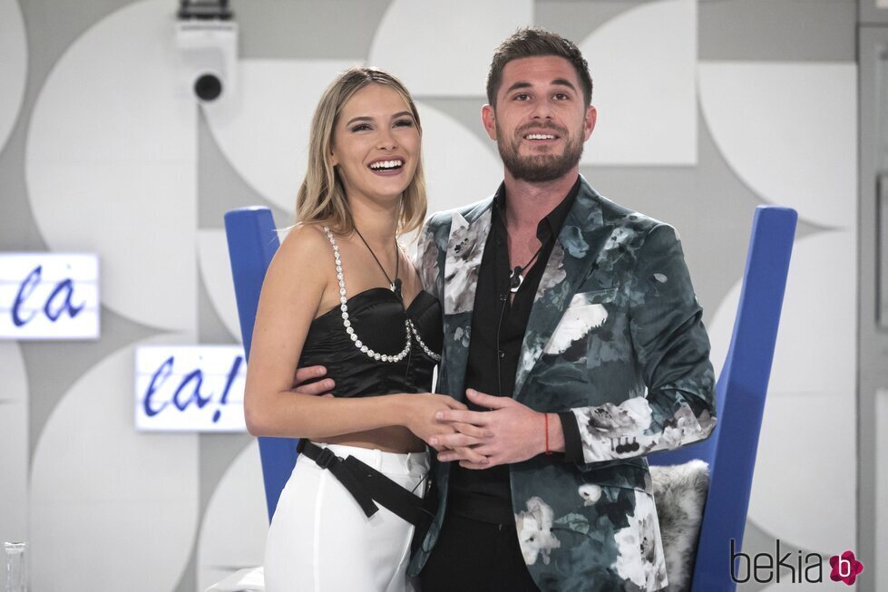 Tom Brusse y Sara en la gala 12 de 'Secret Story 2'