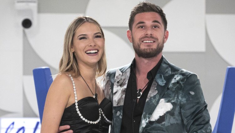 Tom Brusse y Sara en la gala 12 de 'Secret Story 2'