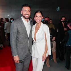 Tamara Gorro y Ezequiel Garay en la presentación de 'Cuando el corazón llora' de Tamara Gorro