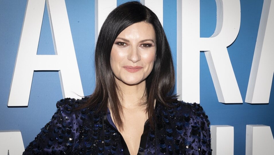 Laura Pausini en la presentación de su película en Madrid