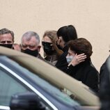 La Infanta Elena, Victoria Federica y Rita Allendesalazar en el funeral de José María Álvarez de Toledo