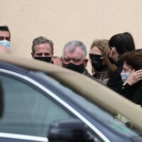 La Infanta Elena, Victoria Federica y Rita Allendesalazar en el funeral de José María Álvarez de Toledo