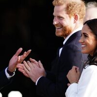 El Príncipe Harry y Meghan Markle visitan La Haya con motivo de la inauguración de los Juegos Invictus