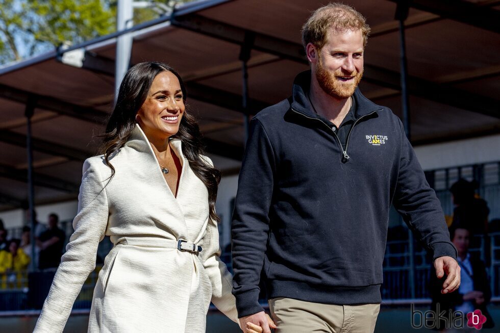 El Príncipe Harry y Meghan Markle fotografiados en los Juegos Invictus