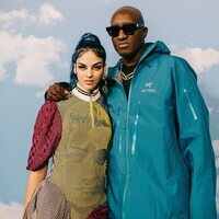 Sita Abellán con Virgil Abloh