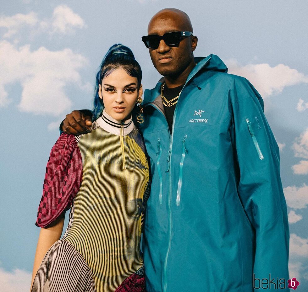 Sita Abellán con Virgil Abloh