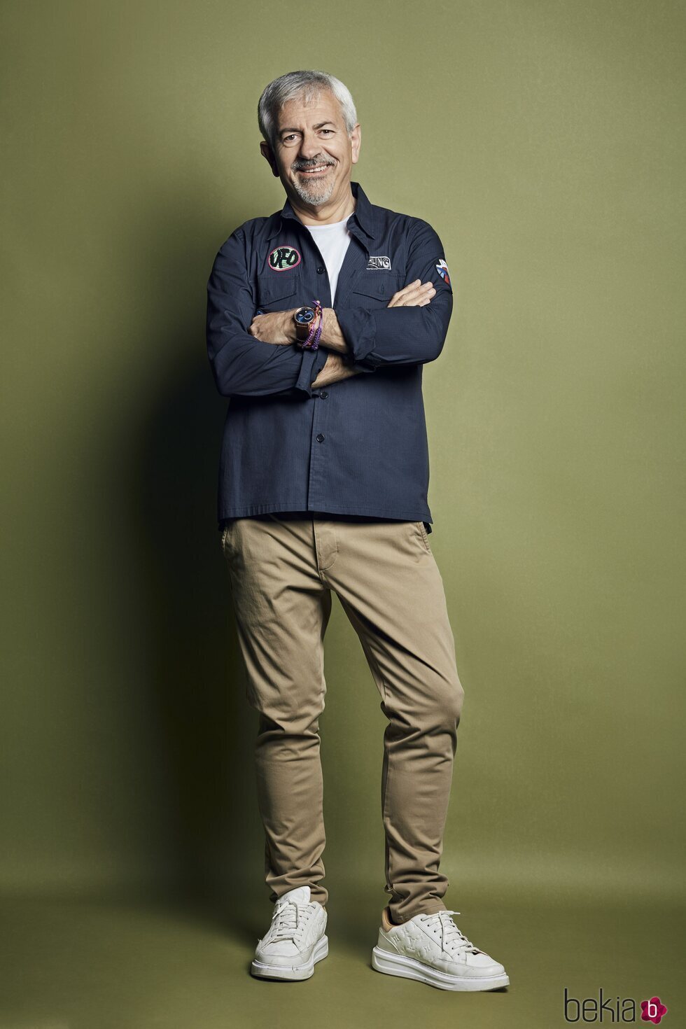 Carlos Sobera en la foto oficial de 'Supervivientes 2022'