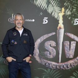 Carlos Sobera en la presentación de 'Supervivientes 2022'