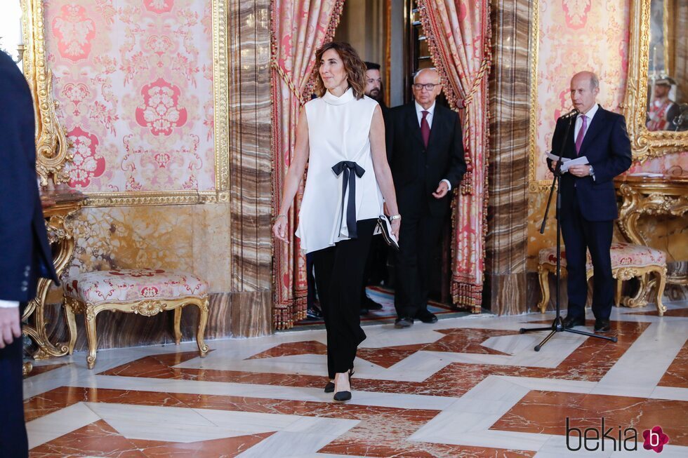 Paz Padilla en el almuerzo por la entrega del Premio Cervantes 2021