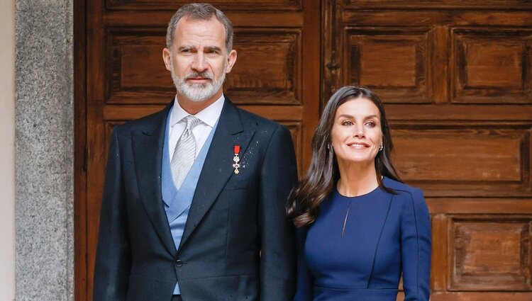 Los Reyes Felipe y Letizia en la entrega del Premio Cervantes 2021