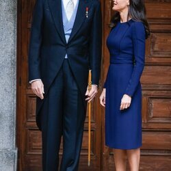 Los Reyes Felipe y Letizia, muy cómplices en la entrega del Premio Cervantes 2021