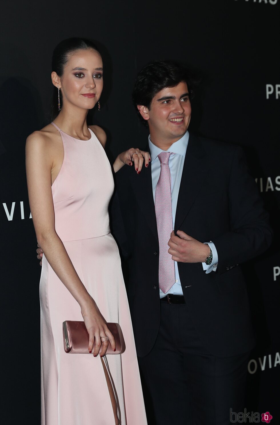 Victoria Federica y Jorge Bárcenas en el desfile de Pronovias