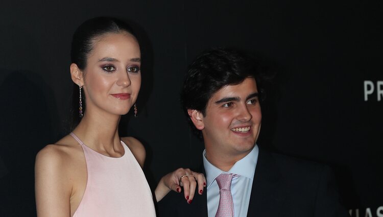 Victoria Federica y Jorge Bárcenas en el desfile de Pronovias