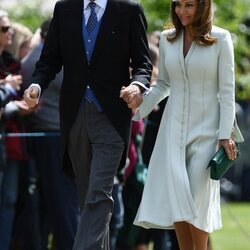 David y Jane Matthews en la boda de Pippa Middleton y James Matthews