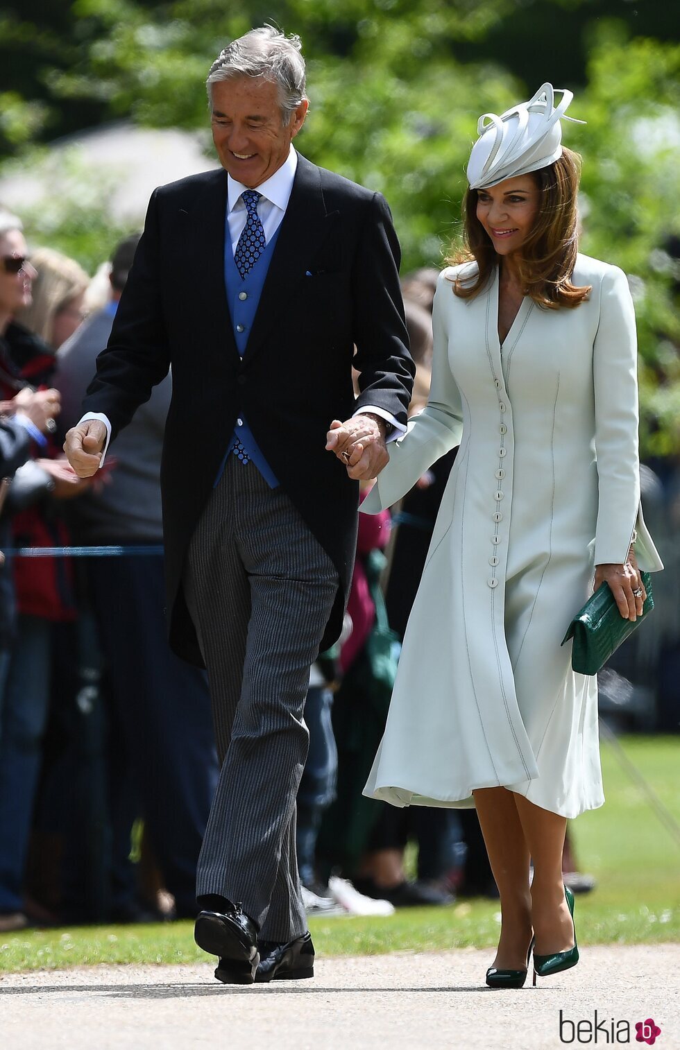 David y Jane Matthews en la boda de Pippa Middleton y James Matthews