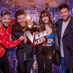 David Bisbal, Sebastián Yatra, Aitana y Pablo López, coaches de 'La Voz Kids'