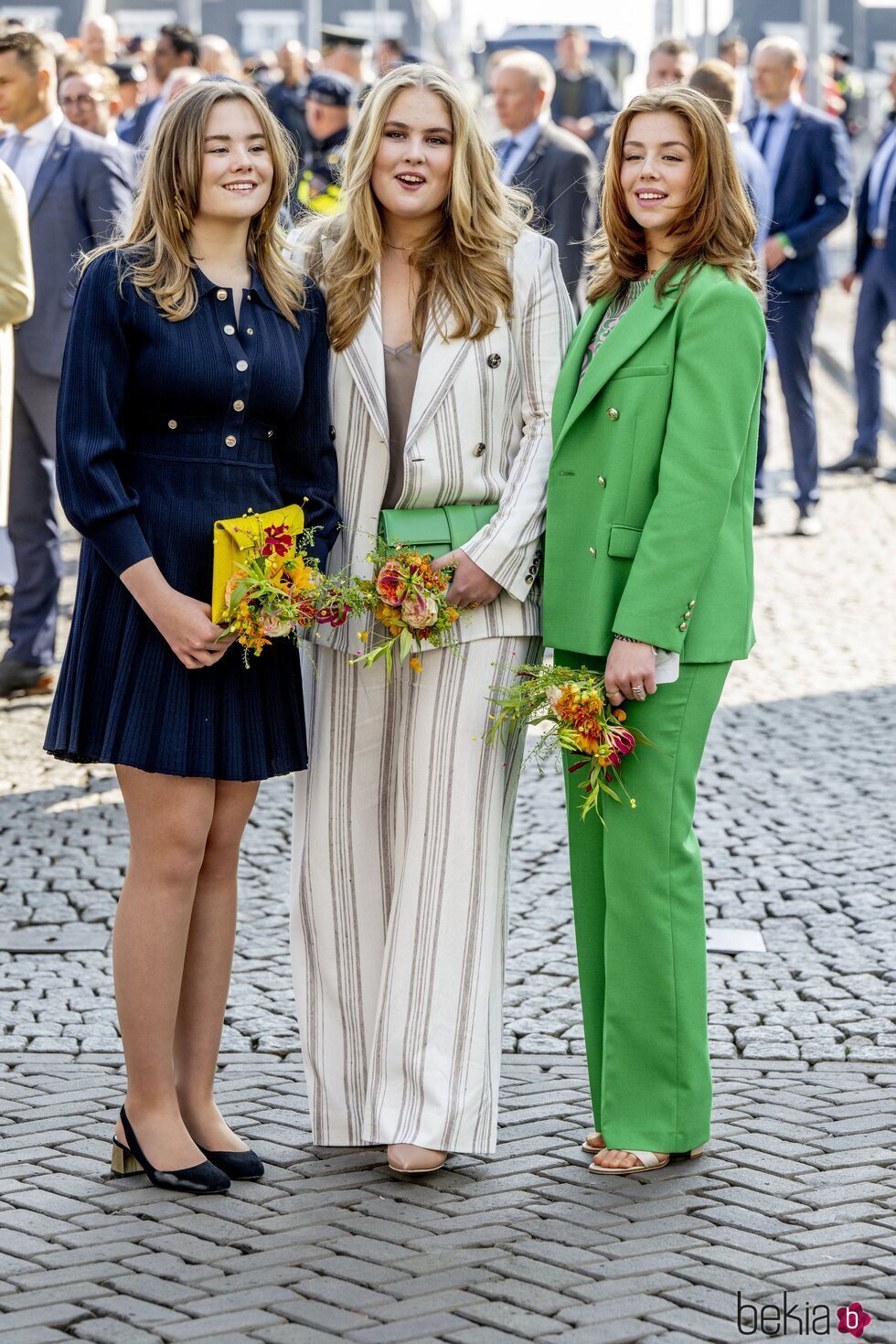 Ariane, Amalia y Alexia de Holanda en el Día del Rey 2022