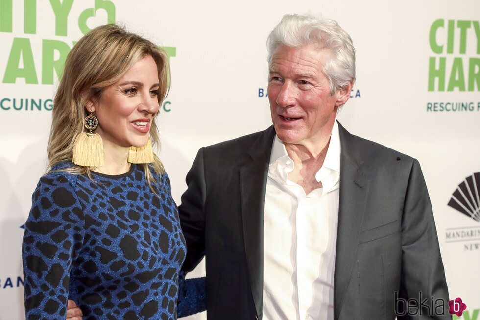 Richard Gere y su mujer Alejandra asisten a la gala benéfica City Harvest's Red Super Club