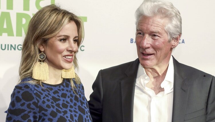 Richard Gere y su mujer Alejandra asisten a la gala benéfica City Harvest's Red Super Club